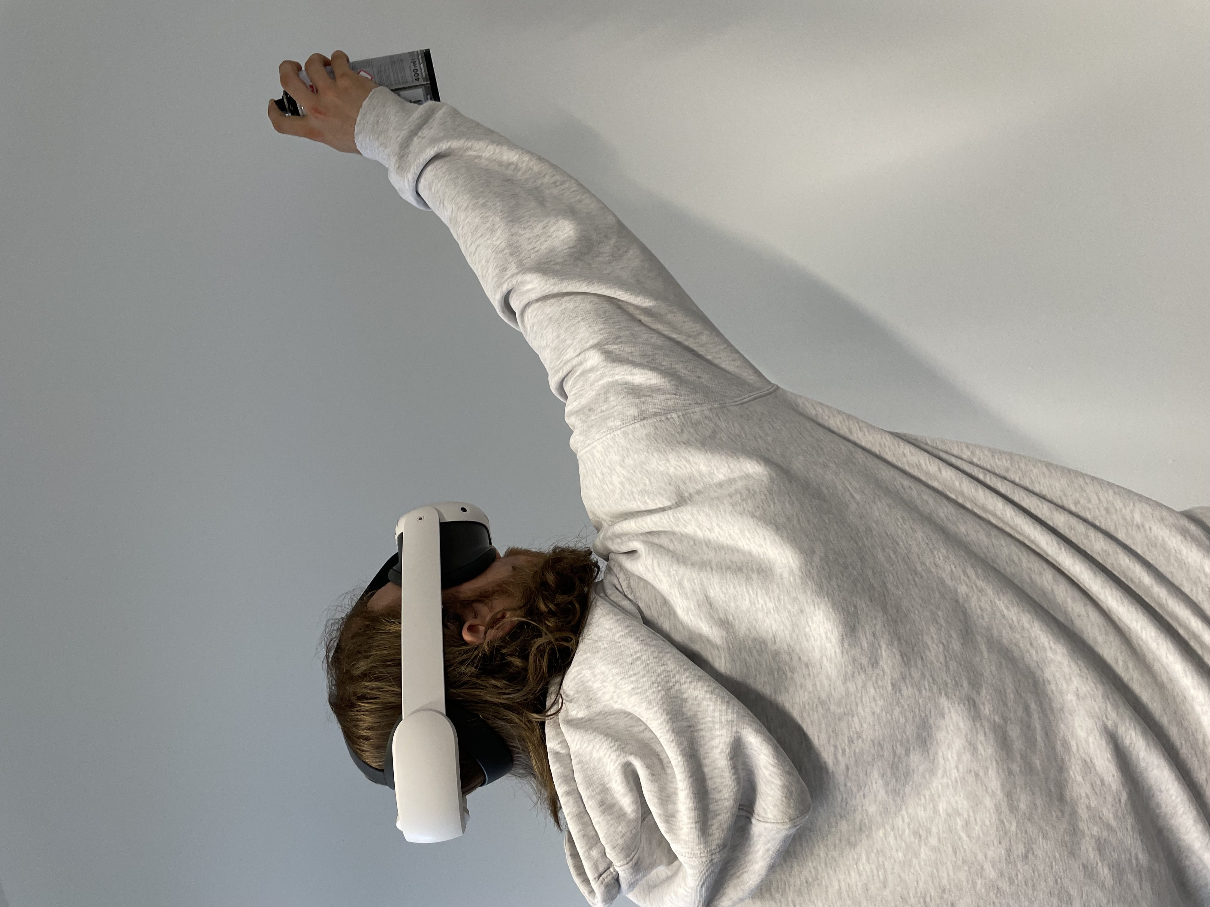 Virtual graffiti spraying, immersive & tactile